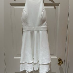 Jun & Ivy, small white dress, never worn, side zipper